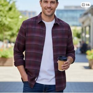 Lululemon Mason Peach Flannel Men’s